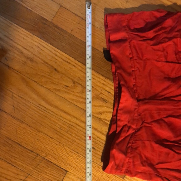 All Saints Red pleated Cedie Sky pants pre-loved - Picture 13 of 13